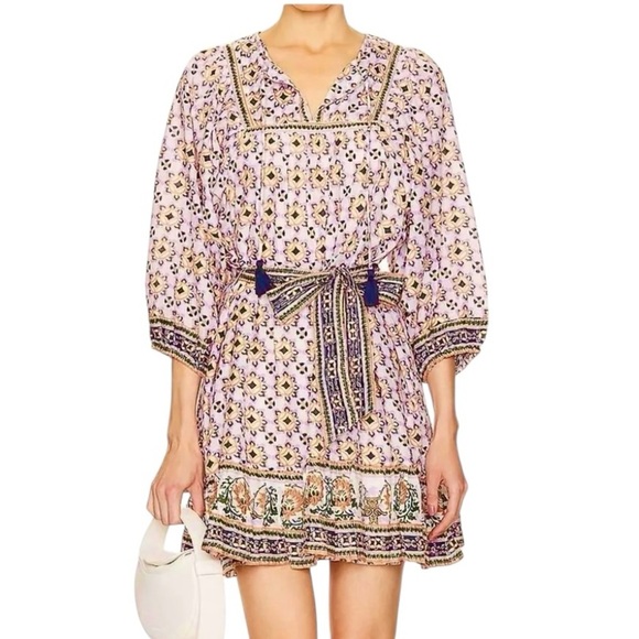 NWT Tuckernuck CLEOBELLA Giovanna Floral Mini Dress in Marrakesh Print Size M - Picture 1 of 16